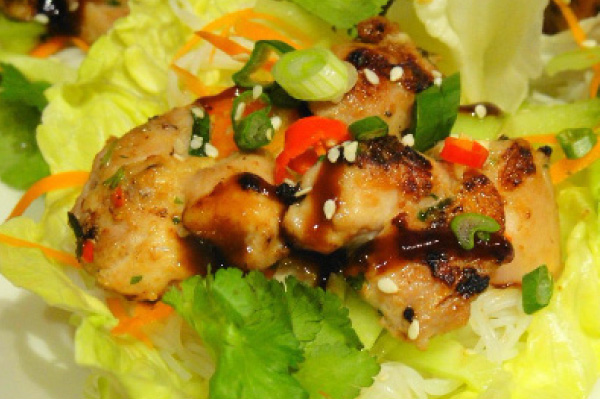 Asian Chicken Lettuce Wraps